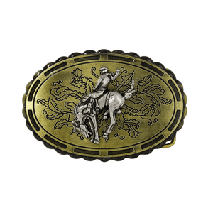 Bältespänne cowboy rodeo häst western herr Guld