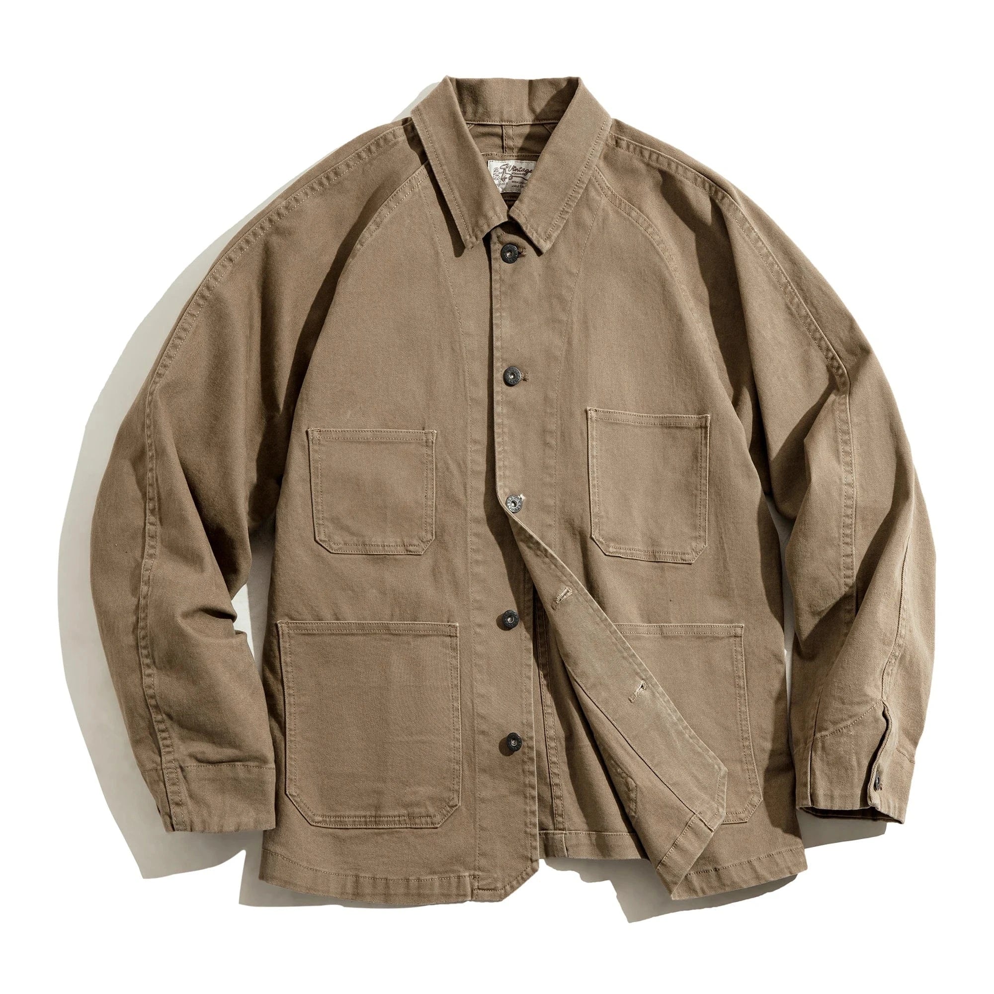 Beige jacka herr