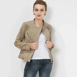 Beige mockajacka dam