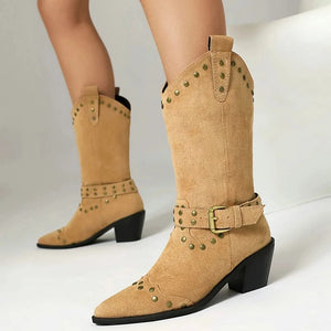 Cowgirl boots mocka