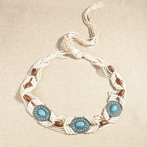 Bohemiskt makramébälte