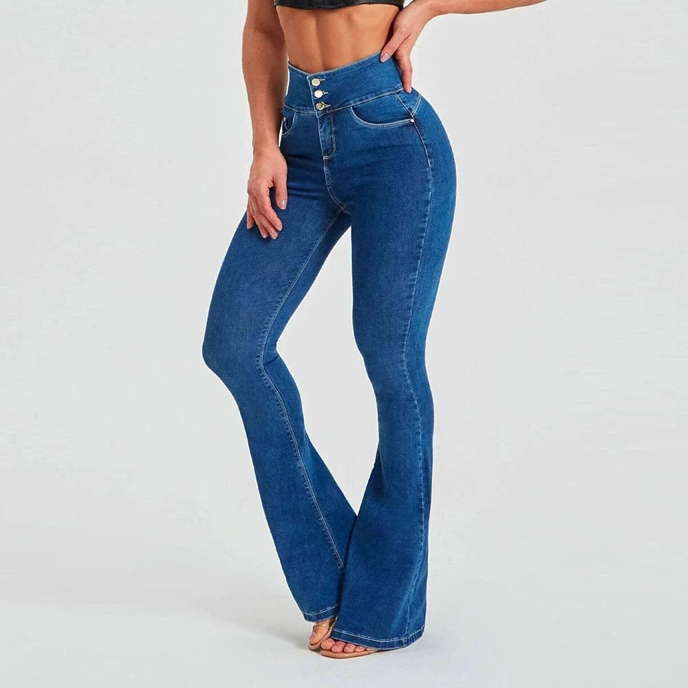Bootcut flare jeans Blå / S