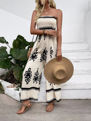 Byxdress beige