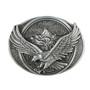 Cowboy Bältesspänne med Örn Silver 1