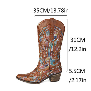 Bruna cowboy boots dam