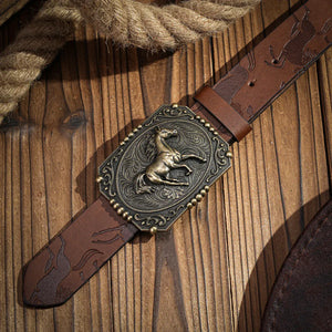 Cowboybälte hästspänne