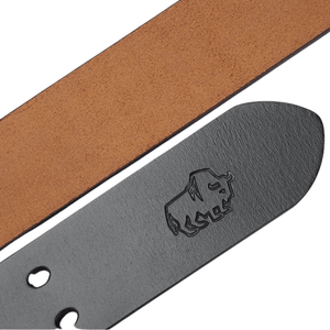 Cowboybälte i Äkta Läder med Retro Spänne