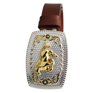 Cowboygürtel aus echtem Leder