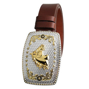 Cowboygürtel aus echtem Leder