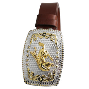 Cowboygürtel aus echtem Leder