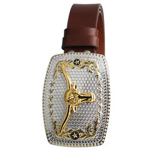 Cowboygürtel aus echtem Leder