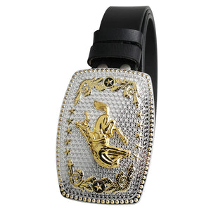 Cowboygürtel aus echtem Leder