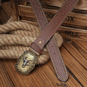 Cowboybälte med hästmotiv