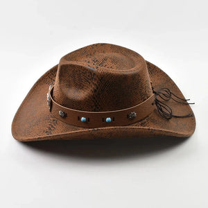 Cowboyhatt med Oxhuvud