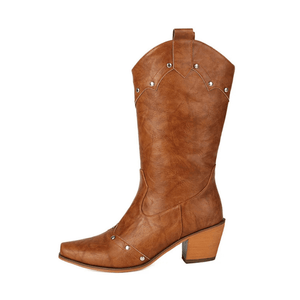 Cowgirl Boots med Nitdetaljer
