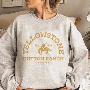 Cowgirl Hoodie i Fleece Golden Ranch / XS
