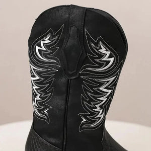 Cowboy boots svarta