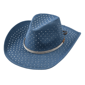 Elegant Westernhatt med Strass Still punkt / Kan justeras
