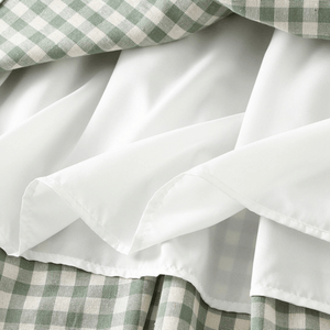 Gingham kjol