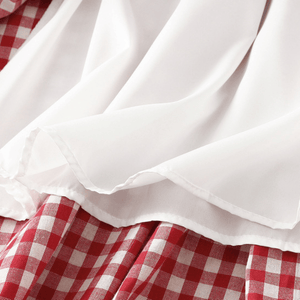 Gingham kjol