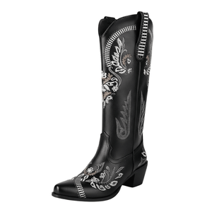 Höga cowboy boots Svart / 35