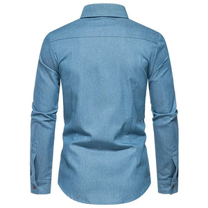 Jeans skjorta western