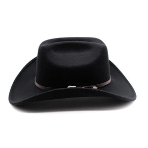 Klassisk Cowboyhatt Läderband