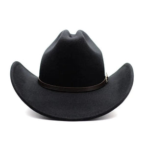 Klassisk Cowboyhatt Läderband