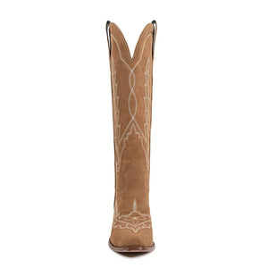 Klassiska Cowboyboots i Svart Mocka