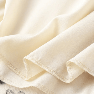 Lång tyllkjol med broderade fjärilar