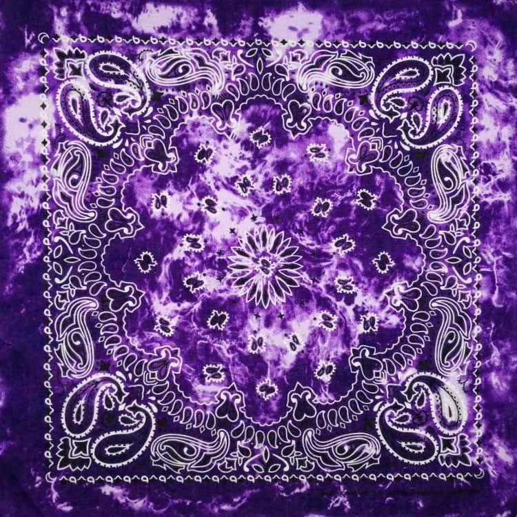 Lila Tie-Dye Bandana Lila