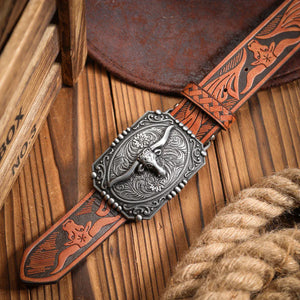 Longhorn westernbälte för dam