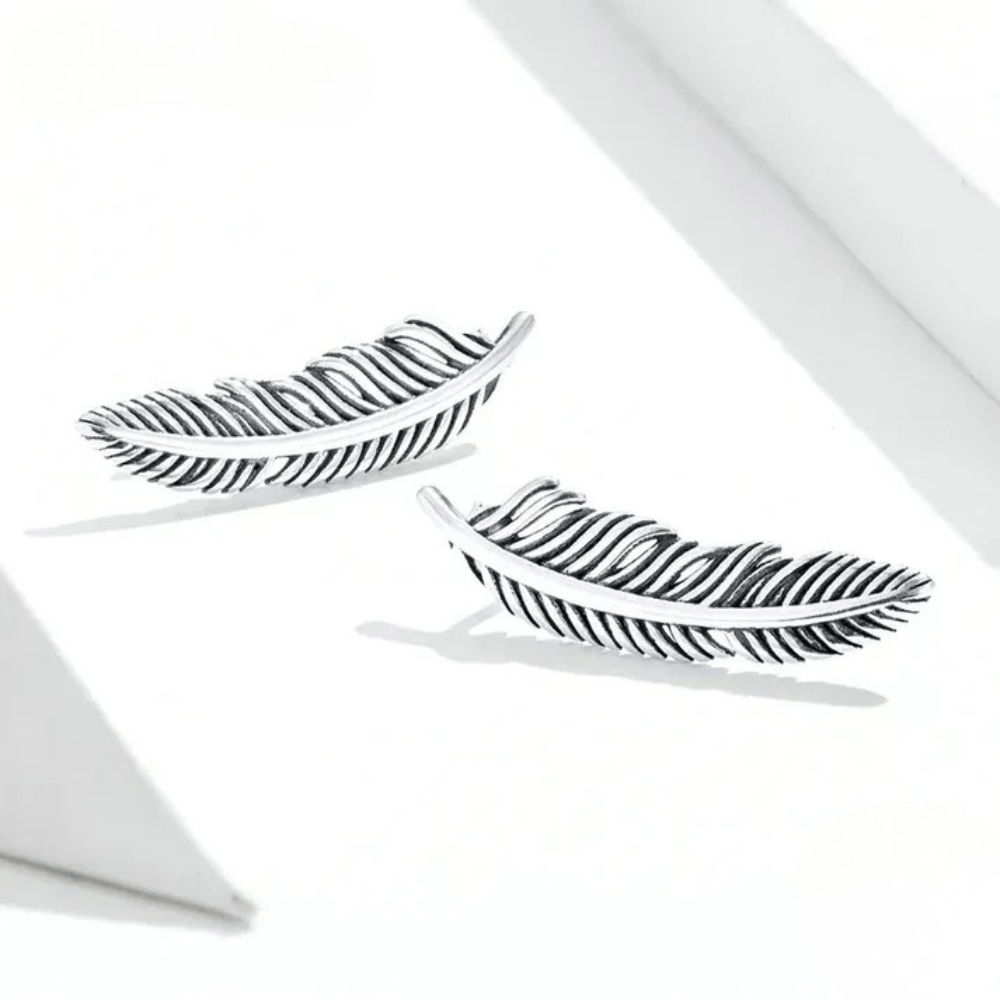 Federohrringe aus 925er Silber