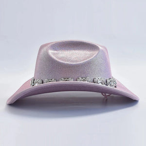 Rhinestone Fedora Cowboyhatt
