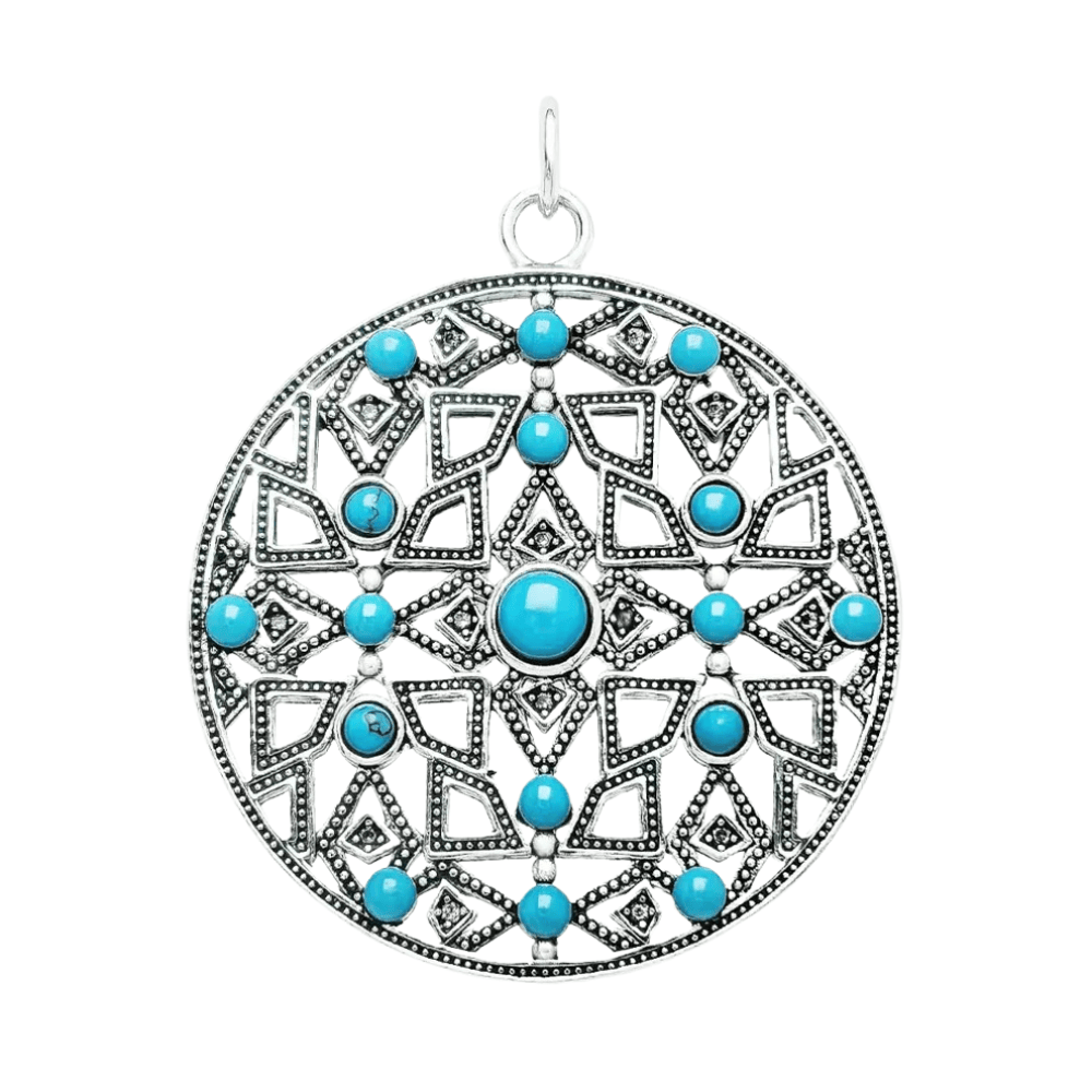 Runder Anhänger aus Sterlingsilber