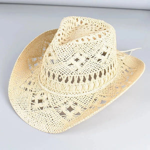 Sommar Cowboyhatt Halm Beige / Ungefär 58cm