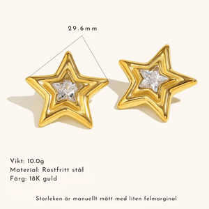 Stjärna örhängen