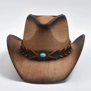 Strå westernhatt