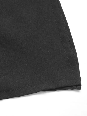 Svart maxiklänning med färgglatt broderi