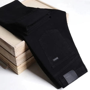 Svarta jeans herr straight