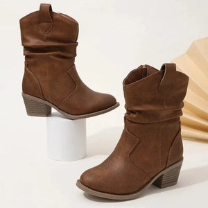 Cowboyboots barn med elegant rynkad design