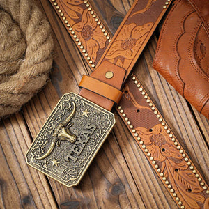 Texas Longhorn westernbälte