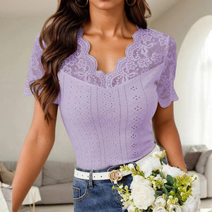 Tight blus Lavendel / S