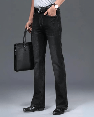Utsvängda jeans herr