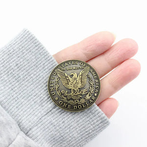 Vintage concho med dollarörn