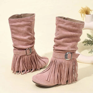 Cowgirl Boots med Fransar för Flickor