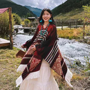 Vintage poncho