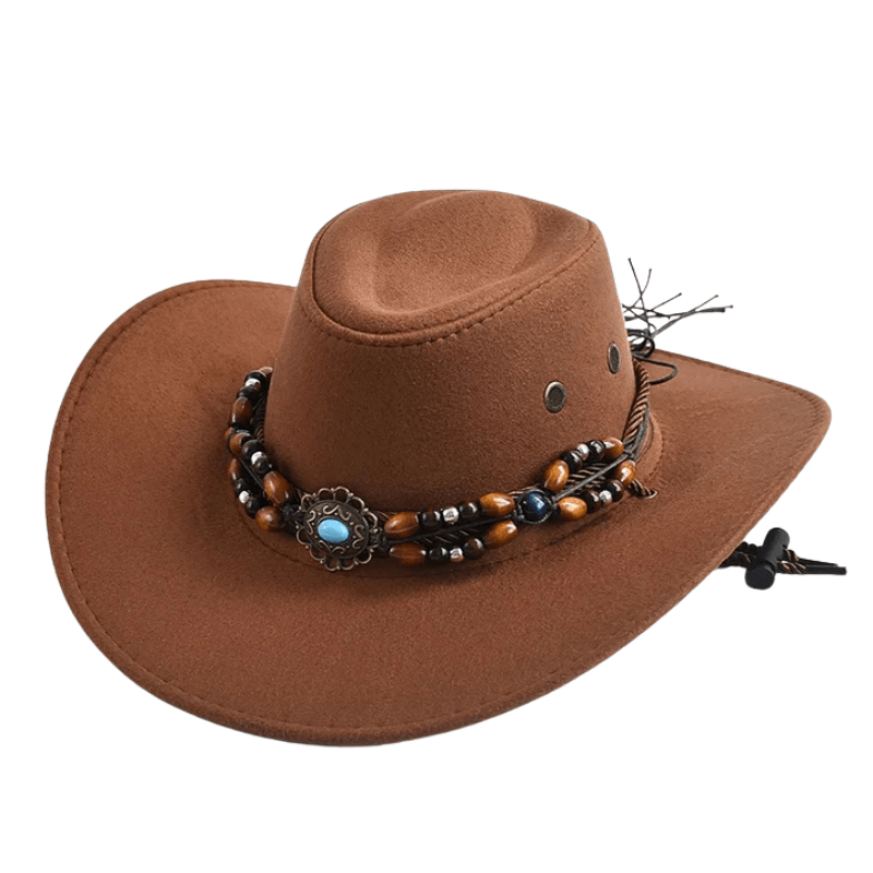 Westernhatt Ljusbrun / 56-58cm