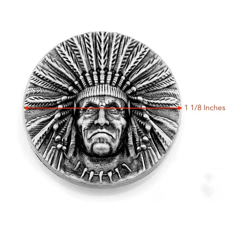 Antik concho indianhövding