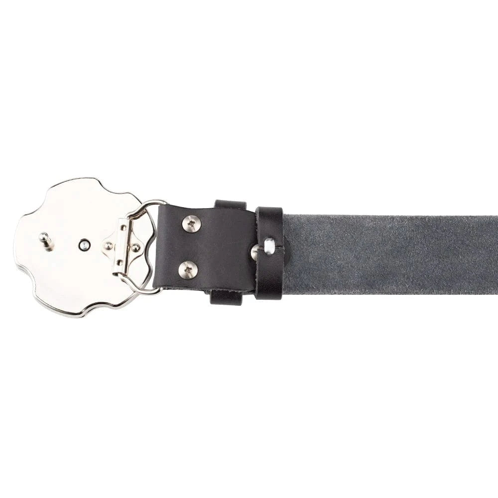 Bältesspänne revolver barrett western stil silver Silver